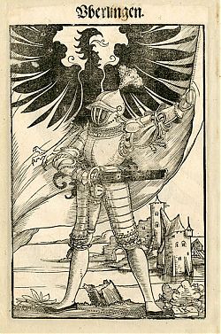 Jakob Kallenberg : Landsknecht - Ueberlingen - Holzschnitt, 1545